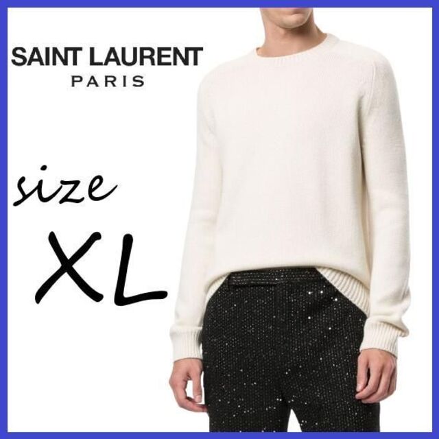 定価18.7万円 2020 Saint Laurent カシミア セーター XL