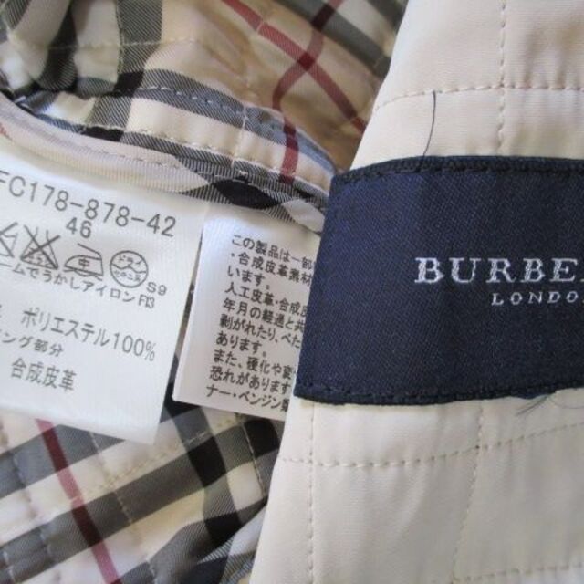 BURBERRY(バーバリー)のバーバリー キルティング ジャケット 46 三陽商会 美品 大きいサイズ レディースのジャケット/アウター(その他)の商品写真