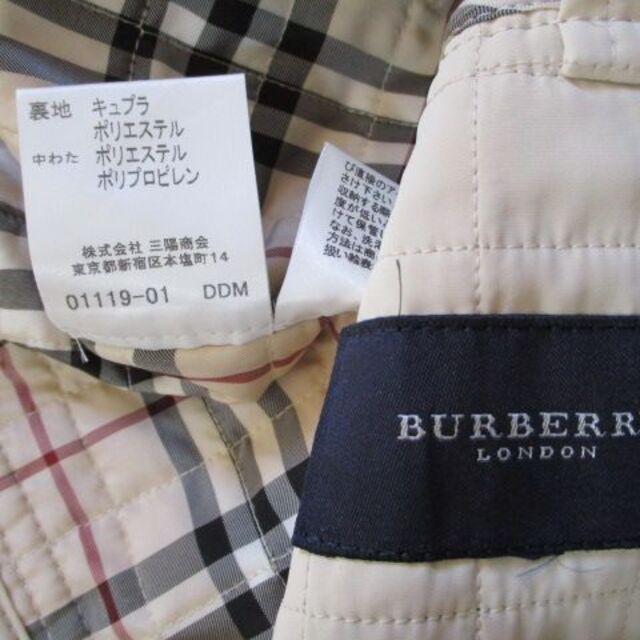 BURBERRY(バーバリー)のバーバリー キルティング ジャケット 46 三陽商会 美品 大きいサイズ レディースのジャケット/アウター(その他)の商品写真