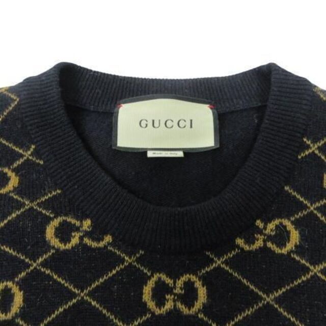 Gucci(グッチ)の参考価格17万円 GUCCIグッチ GG ニット セーター ウール アルパカ L メンズのトップス(ニット/セーター)の商品写真