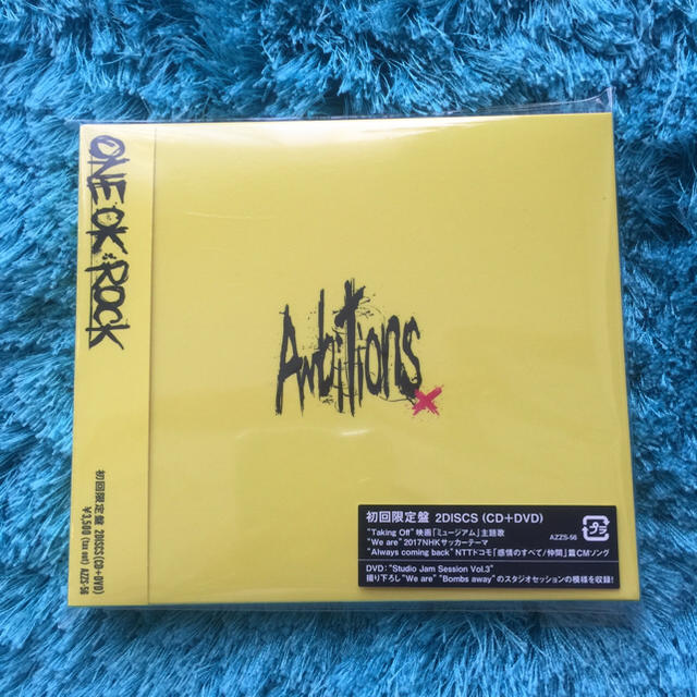 ONE OK ROCK(ワンオクロック)のワンオクAnbitions 初回限定盤 one ok rock 定価3780円！ エンタメ/ホビーのCD(ポップス/ロック(邦楽))の商品写真