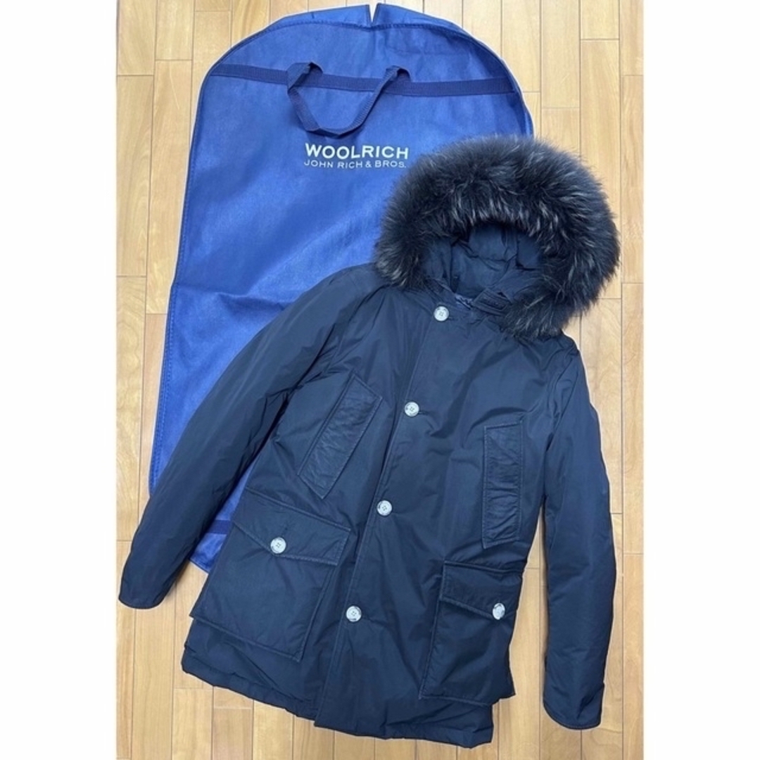 WOOLRICH ラグジュアリーアークティックパーカー(US：S EU：M)黒