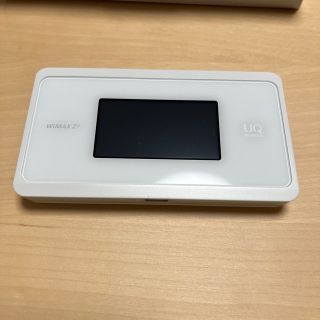 エヌイーシー(NEC)のUQ WiMAX モバイルルーター WiMAX+2 WX06 ホワイト(その他)