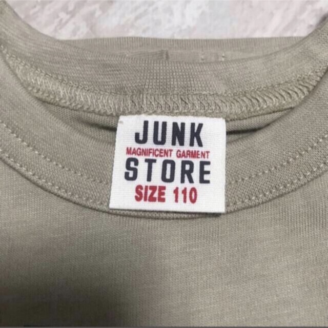 JUNK STORE(ジャンクストアー)のサイズ110 Tシャツ キッズ/ベビー/マタニティのキッズ服男の子用(90cm~)(Tシャツ/カットソー)の商品写真