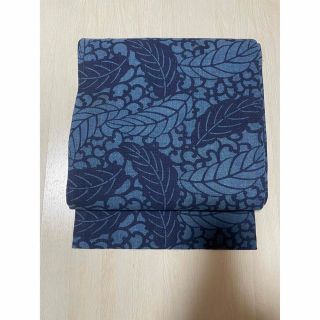 全通の藍染の名古屋帯 m3658の通販|ラクマ
