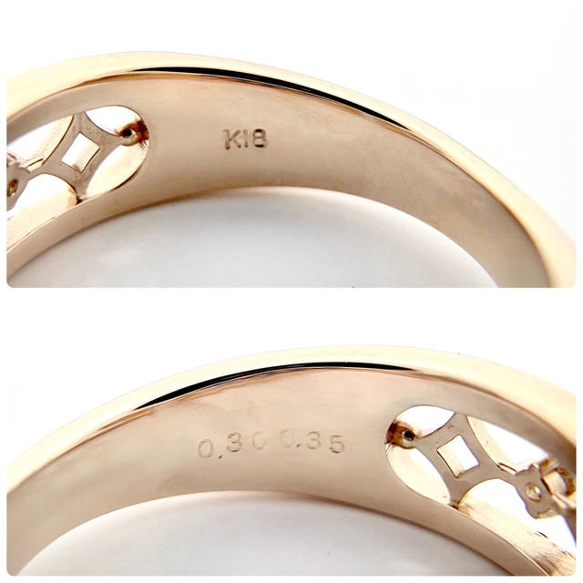 K18PG ダイヤモンド リング ★GIA Dカラー★ レディースのアクセサリー(リング(指輪))の商品写真