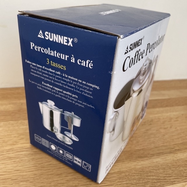 SUNNEX Percolateur a cafe コーヒーパーコレーター インテリア/住まい/日用品のキッチン/食器(その他)の商品写真