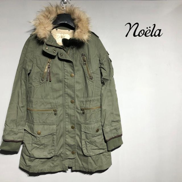 Noela(ノエラ)のノエラ Noela ミリタリー モッズコート ファー フード レディースのジャケット/アウター(モッズコート)の商品写真