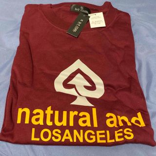 Ｂ＆Ｔ　CLUB 半袖プリントTシャツnatural and LOSANGELS(Tシャツ/カットソー(半袖/袖なし))