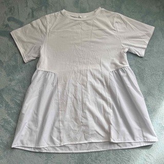 シューラルー(SHOO・LA・RUE)のドッキング脇切替半袖プルオーバー(Tシャツ(半袖/袖なし))