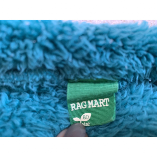 RAG MART(ラグマート)の【RAG MART】美品！ボアパーカー　80cm キッズ/ベビー/マタニティのベビー服(~85cm)(ジャケット/コート)の商品写真