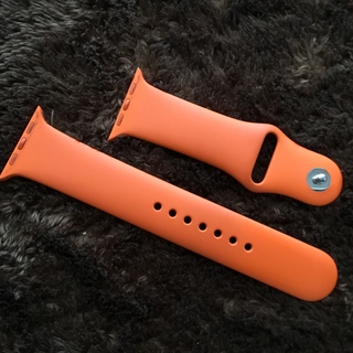 Apple Watch - アップルウォッチ　エルメス　ラバーベルト　オレンジ　45m