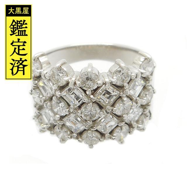 ダイヤリング　指輪　プラチナ　PT900　ダイヤモンド2.50ct【200】