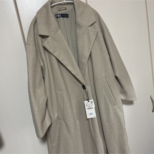 ZARA(ザラ)のオーバーサイズコート レディースのジャケット/アウター(ロングコート)の商品写真