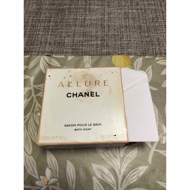 CHANEL(シャネル)の新品未開封CHANELアリュール石鹸 コスメ/美容のボディケア(ボディソープ/石鹸)の商品写真