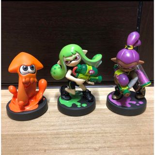 ニンテンドースイッチ(Nintendo Switch)のスプラトゥーン3 対応　ライムグリーン　ガール　amiibo 限定色　アミーボ(ゲームキャラクター)