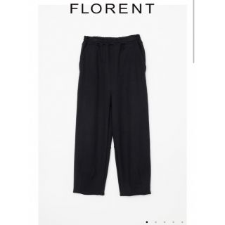 フローレント(FLORENT)の新品　タグ付き　フローレント　RELAXED PANTS 36 ブラック(カジュアルパンツ)