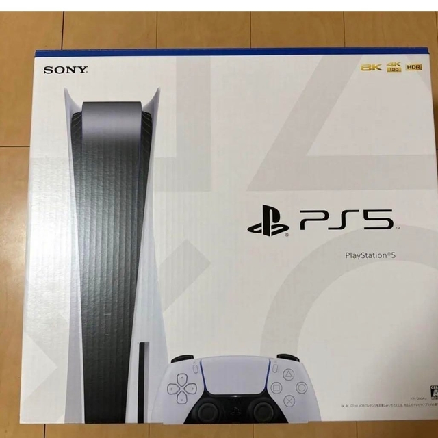 PlayStation(プレイステーション)のこはく様専【新品未開封】プレイステーション5  PS5  CFI-1200A01 エンタメ/ホビーのゲームソフト/ゲーム機本体(家庭用ゲーム機本体)の商品写真