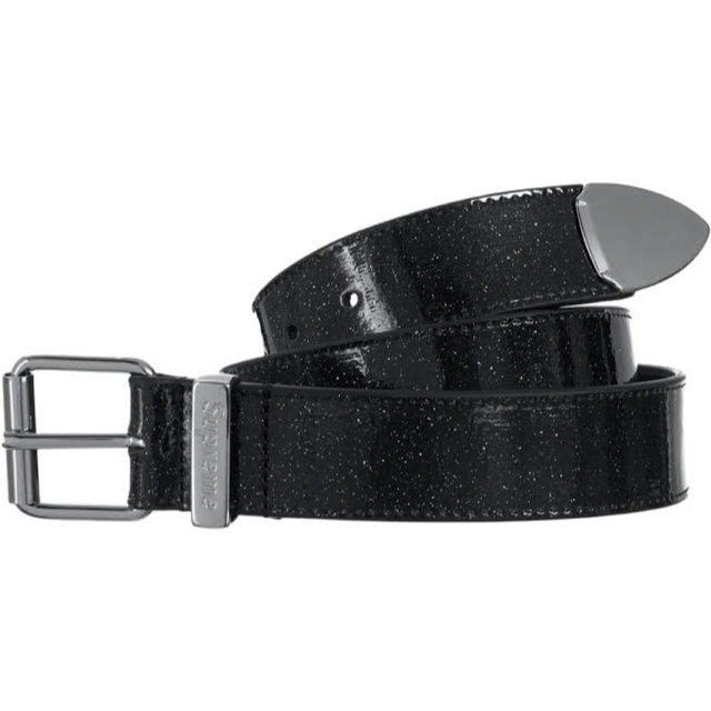 Supreme(シュプリーム)のSupreme Glitter Vinyl Ranger Belt S 黒 メンズのファッション小物(ベルト)の商品写真