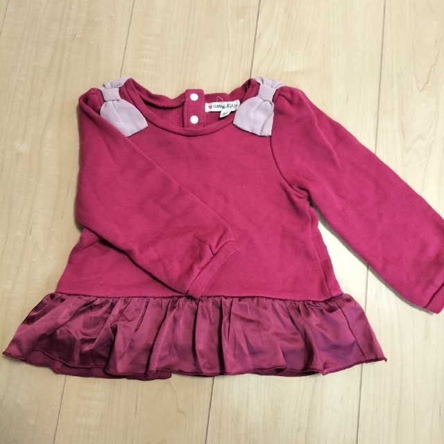 anyFAM(エニィファム)の90センチ キッズ/ベビー/マタニティのキッズ服女の子用(90cm~)(Tシャツ/カットソー)の商品写真