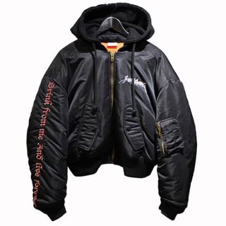 ヴェトモン(VETEMENTS)のヴェトモン トータルファッキンダークネス ボンバージャケット TFD(ダウンジャケット)