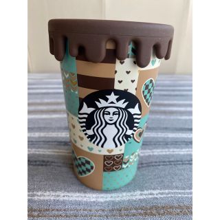 スターバックスコーヒー(Starbucks Coffee)のスターバックス　バレンタイン2023シリコンリッドステンレスカップミント(タンブラー)