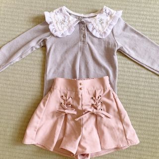 子供服　セット売り　キュロット　ブラウス(ブラウス)