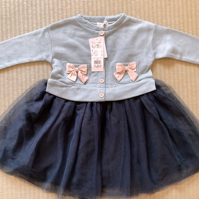 3can4on(サンカンシオン)のサンカンシオン　ワンピース　ベロア　チュール キッズ/ベビー/マタニティのキッズ服女の子用(90cm~)(ワンピース)の商品写真