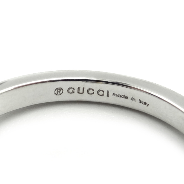 Gucci(グッチ)のグッチ GGランニング リング K18 ホワイトゴールド K18WG ＃7 指輪 レディースのアクセサリー(リング(指輪))の商品写真
