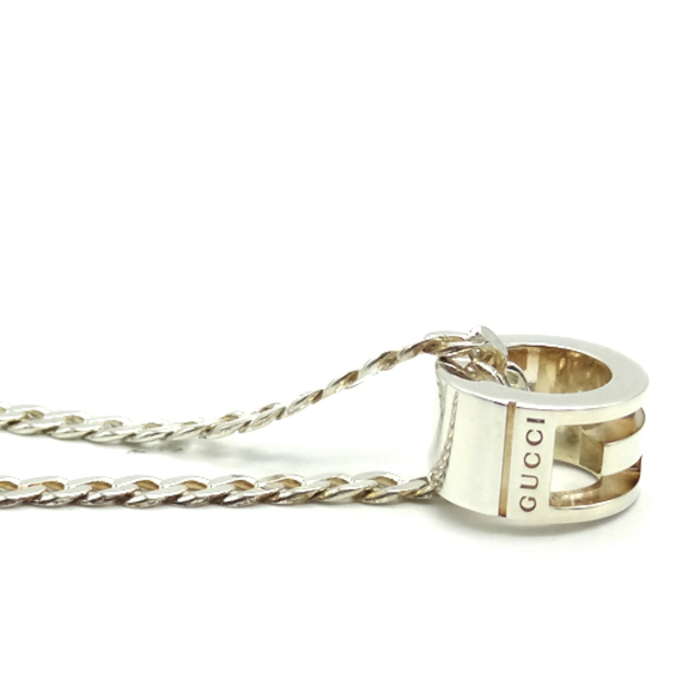 グッチ カットアウトG ネックレス シルバー925 Ag925 223351