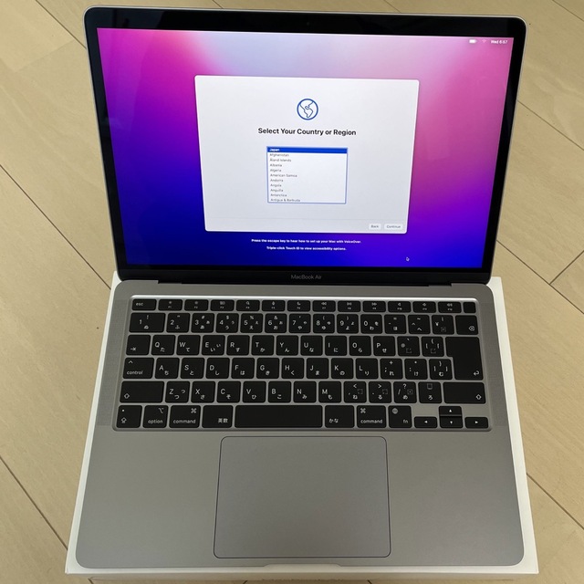 Mac (Apple) - 美品Apple MacBookAir 13インチ M1 2020 スペースグレイ