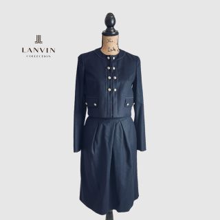 ランバンコレクション(LANVIN COLLECTION)のもみじ様専用 LANVIN COLLECTION スカートスーツ ネイビー(スーツ)