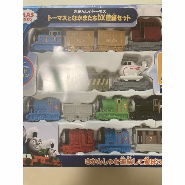 THOMAS(トーマス)のきかんしゃトーマス　トーマスとなかまたちDX連結セット キッズ/ベビー/マタニティのおもちゃ(電車のおもちゃ/車)の商品写真