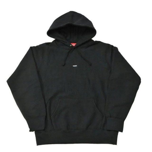 BlackSIZEsupreme Micro Logo Hooded Sweatshirt