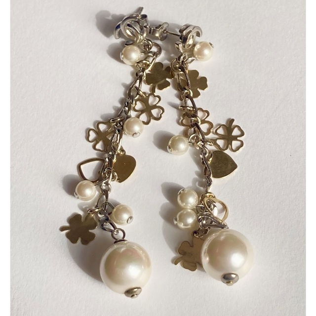 輝い - CHANEL シャネル❤️チャーム ピアス ロング ピアス - www