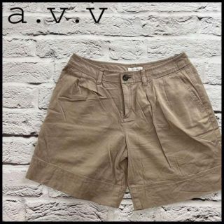 アーヴェヴェ(a.v.v)のa.v.v standard　レディース　ショーパン　ハーパン　春夏【38】(ショートパンツ)