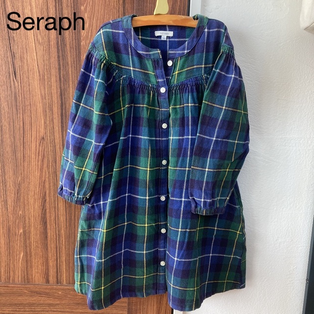 SM2(サマンサモスモス)のSeraph チェックのワンピース キッズ/ベビー/マタニティのキッズ服女の子用(90cm~)(ワンピース)の商品写真