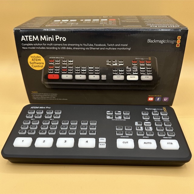Blackmagic Design ATEM Mini Pro 中古美品 2022最新のスタイル vivacf.net