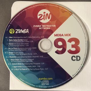 ズンバ(Zumba)のzumba megamix 93 CD ズンバ　メガミックス(クラブ/ダンス)