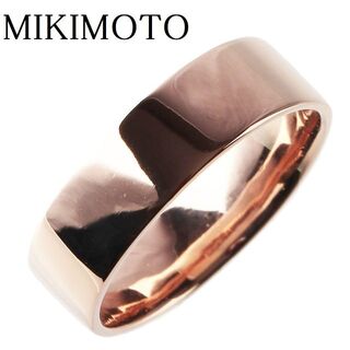 ミキモト(MIKIMOTO)のミキモト フラット バンド リング 平打ち 13号 幅5.5mm【10340】(リング(指輪))