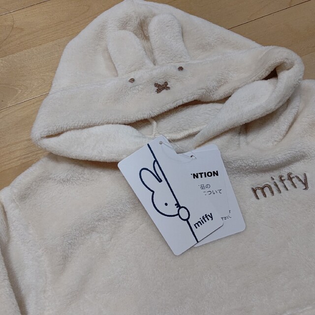 miffy(ミッフィー)の新品★miffyモコモコワンピ キッズ/ベビー/マタニティのベビー服(~85cm)(ワンピース)の商品写真