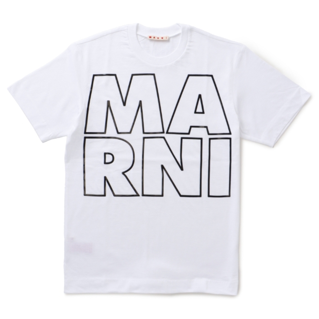 671cm袖丈マルニ MARNI 【大人もOK】キッズ ロゴ Tシャツ 2023年春夏新作 M00791 M00L9 0M100