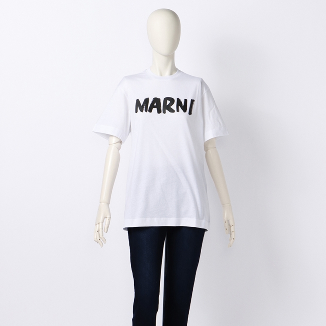 マルニ MARNI 【大人もOK】キッズ ロゴ Tシャツ 2023年春夏新作 M00808 M00HZ 0M100