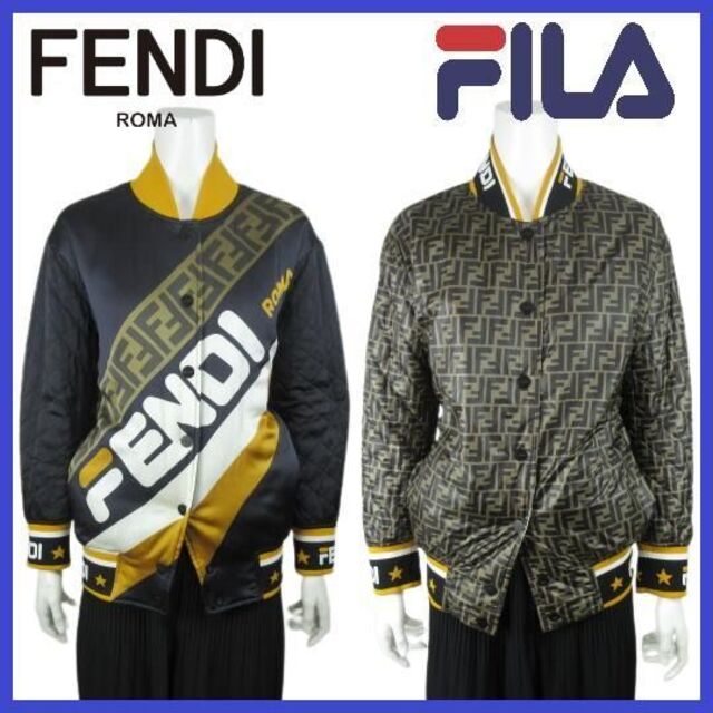 定価39万円【美品】FENDI FILA コレクション リバーシブル ジャケット