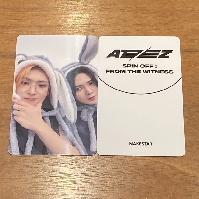 ATEEZ ヨサン makestar うさぎ トレカ K-POP・アジア ATEEZ ヨサン makestar うさぎ トレカ K-POP・アジア