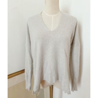 アンデミュウ(Andemiu)の☆美品☆Andemiu(アンデミュウ)☆アンゴラMIXヌケエリニット☆セーター(ニット/セーター)