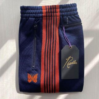 ニードルス(Needles)のナロー　XS ネイビー　オレンジ　navy(スラックス)