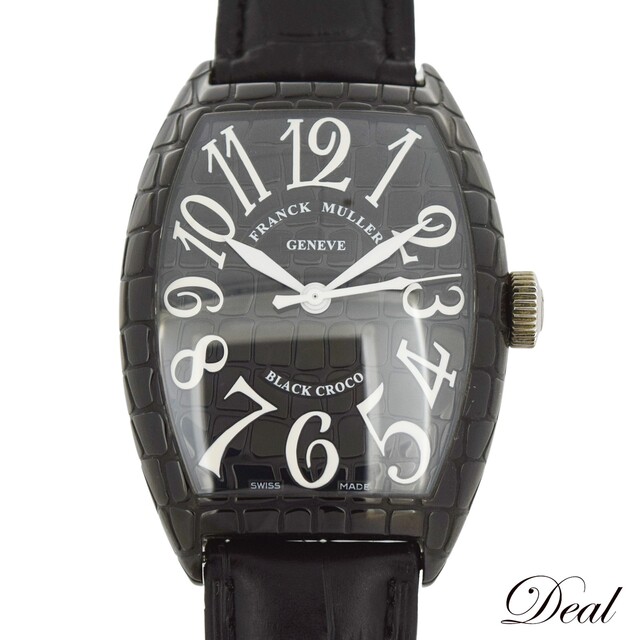人気商品ランキング FRANCK MULLER - FRANCK MULLER フランクミュラー  ブラッククロコ  8880SCBLKCRO  メンズ 腕時計 腕時計(アナログ)