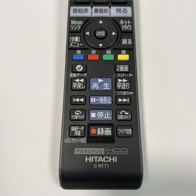 HITACHI　テレビリモコン C-RTT1(P42XP05 202)