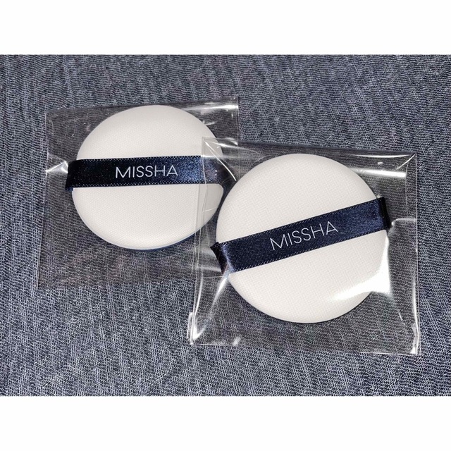 MISSHA クッションファンデーション用パフ 4個セット コスメ/美容のメイク道具/ケアグッズ(パフ・スポンジ)の商品写真